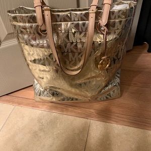 Michael Kors gold bag